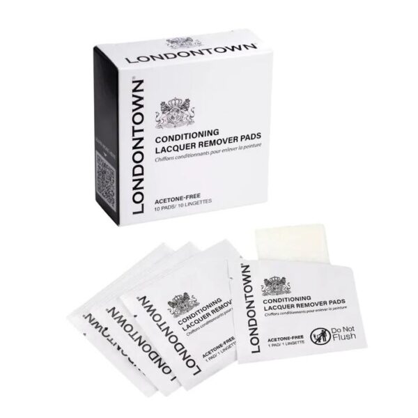 Londontown Conditioning Lacquer Remover Pads 1 Pack (Set Of 10)
