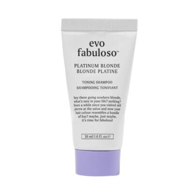 Evo Fabuloso Platinum Blonde Toning Shampoo, 30ml