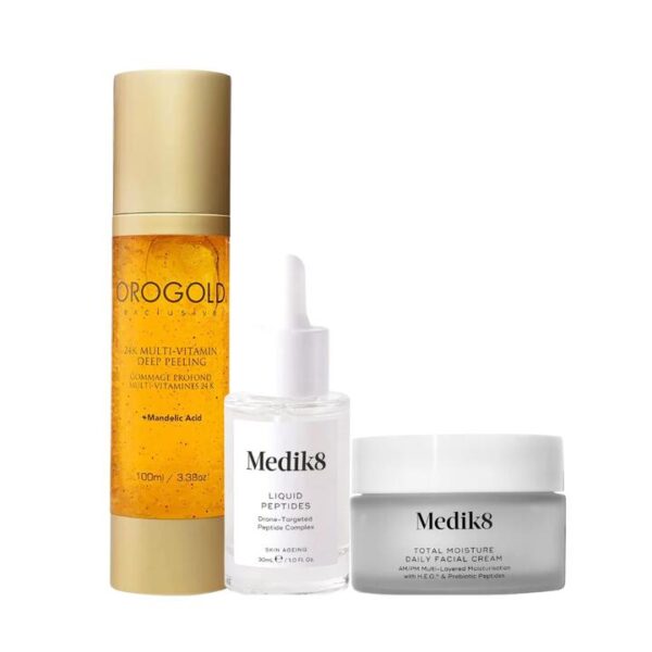 Medik8 & Orogold Boost Collagen & Exfoliate Anti-Aging Summer Set